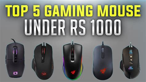 Top 5 Gaming Mouse Under 1000 Rupees Top 5 Best RGB Gaming Mouse