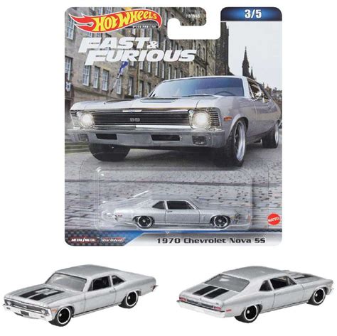 日版 Hot Wheels Premium 1 64 合金車 The Fast and the Furious 1970 Chevrolet Nova SS