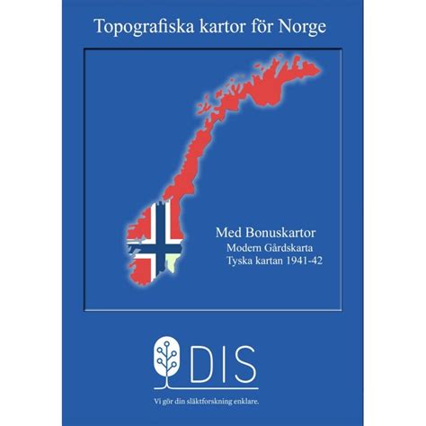 Topografiska Kartor Norge För Disgen
