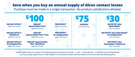 Printable Alcon Rebate Form