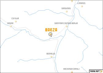 Baeza (Ecuador) map - nona.net