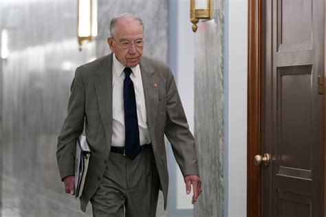 Year Old Grassley Files Nomination Papers To Seek Th Us Senate Term