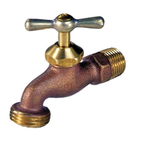 American Valve 3 4 In Mnpt Brass Multi Turn Hose Bibb At