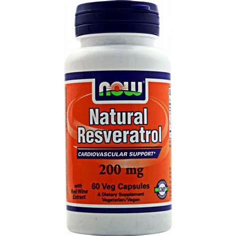 Now Foods Natural Resveratrol Mg C Psulas Vegetais Compara Pre Os