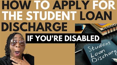 How To Apply For The Student Loan Discharge W A Disability Or A