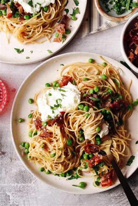 Creamy Prosciutto Pasta With Whipped Feta Recipe The Fig Jar