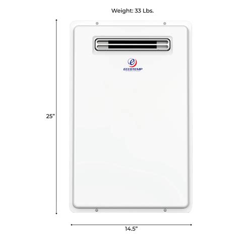 Eccotemp H Lps H Series White Lp Gas Outdoor Tankless Water