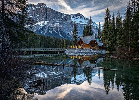 Winter Emerald Lake Wallpapers Wallpaper Cave