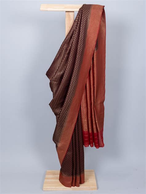 Crepe Banaras Silk Sarees Elegant Indian Silk Sarees Tulsi Weaves