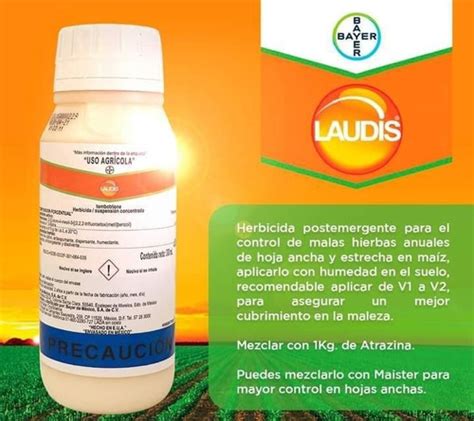 Laudis Herbicida Para Malezas En Cultivo De Maíz 1paq Campo Sustentable