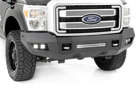 2011 2016 F250 And F350 Rough Country Heavy Duty Front Led Bumper 10783