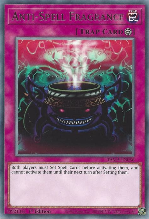 Anti Spell Fragrance Collectors Rare Tama En056b Yu Gi Oh