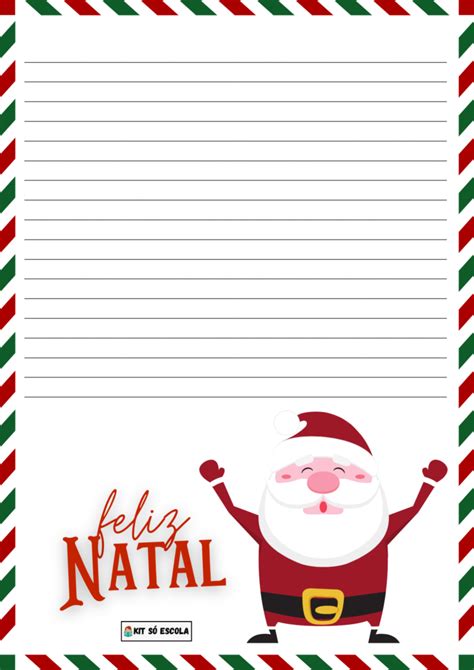 Modelos De Cartas Para O Papai Noel S Escola