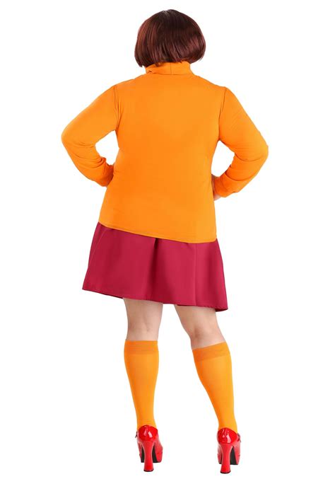 Plus Size Classic Scooby Doo Velma Costume For Adults 11 Off