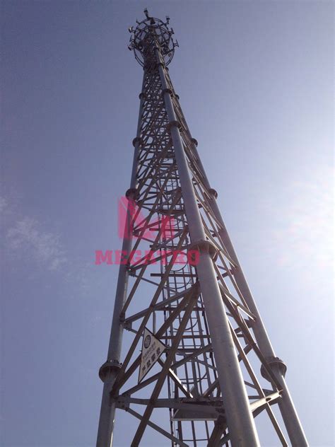 Megatro Three Legged Steel Telecommunication Tubular Towers China Tri