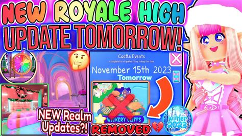 New Royale High Updates Royalloween Leaving Possible Campus 3 Updates And Winter Too Roblox