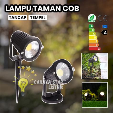 Jual Lampu Taman Tancap Led Watt V Lampu Led Sorot Taman Murah