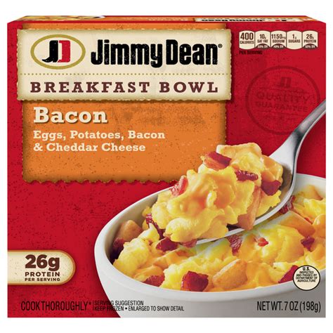 Save on Jimmy Dean Breakfast Bowls Bacon, Eggs, Potatoes & Cheddar ...