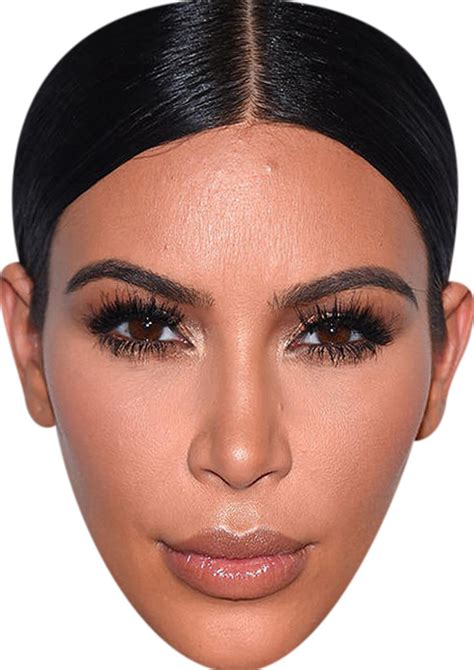 Kim Kardashian Tv Movie Star Celebrity Party Face Fancy Dress Mask