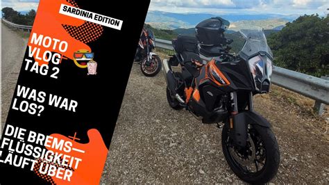 Sardinien MotoVlog 3 Was War Am Tag 2 Und Wie Geht Es Mit Der KTM 1290