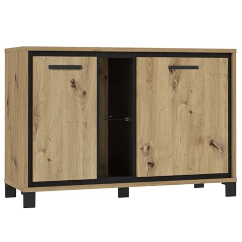 Winona Three Kommode Artisan Eiche Und Schwarze Eiche Newfurn