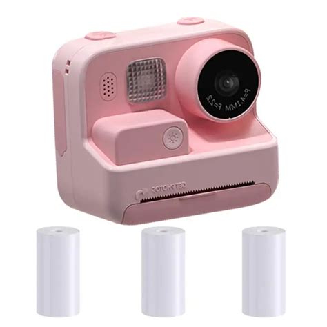 Children Camera Toys Kids Instant Print Camera With 3 Rolls Print Paper