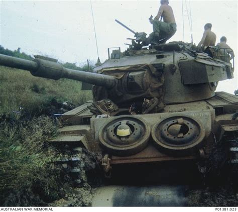 A Centurion Mkv1 Tank Of B Squadron 1st Armoured Regiment 1ar