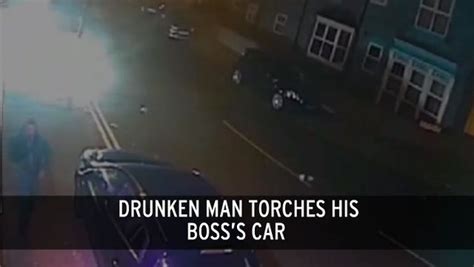 Drunk Car Wash Worker Filmed Setting Bosss Car On Fire After Row Over