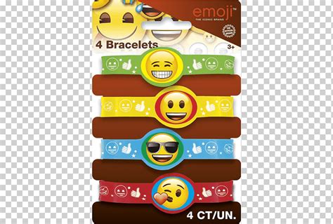 Pulsera De Gel De Emoji Favor De Fiesta Pulsera Emoji Pulsera Globo