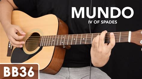 Mundo - IV of Spades Guitar Tutorial - YouTube