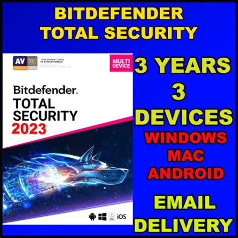 Bitdefender Total Security 3 Years 3 Devices Ubuy India