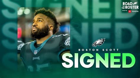 Eagles Bring Back Boston Scott On A One Year Deal