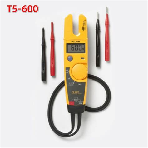 Rjuyjij45ui Hot Fluke T5 600 Digital Clamp Meter Current And Voltage Continuity Electrical