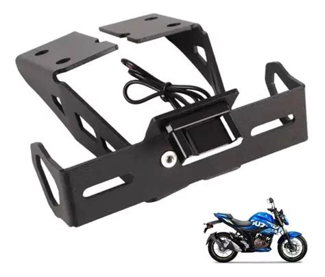 Porta Placa Corto Para Suzuki Gixxer 150 250 Sf 250 2020 Meses Sin