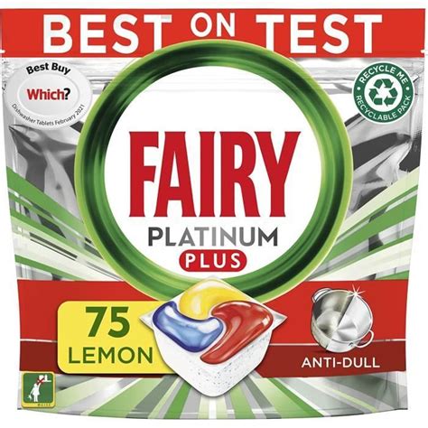 Fairy Platinum Plus Lot De Tablettes Tout En Un Pour Lave Vaisselle