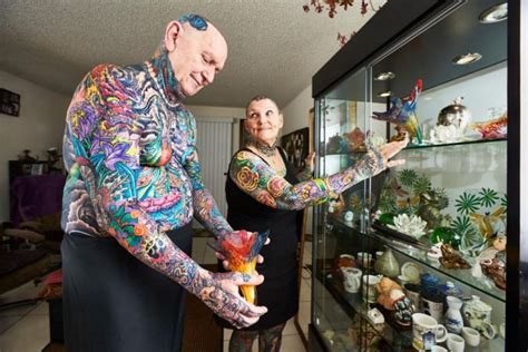 Cool Pensioners Hold Guinness Record For Being Covered In Tattoos Others