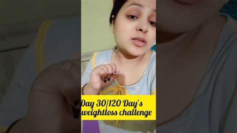 Day 30120 Days Weightloss Challenge 👍 1 Month Completed 🥳🥳2kg Loss Kr