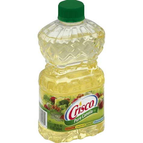 Crisco All Natural Pure Canola Oil Cooking Oils Sprays Foodtown