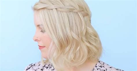 Yes, You Can Wear A Waterfall Braid With Short Hair. Here's How. | HuffPost