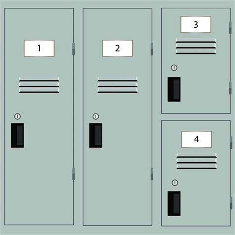 Standard Locker Sizes with Diagram - Homenish