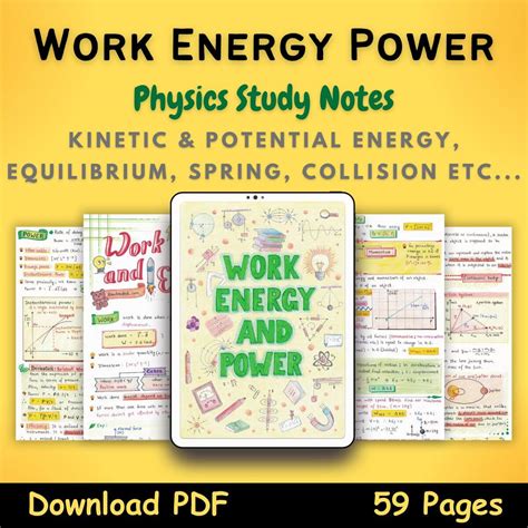 Power Energy Class 11 Notes Collection Of Aesthetic Notes Pdf