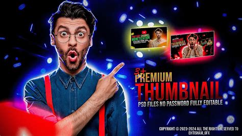 Youtube Thumbnail Psd File Free Download Ehtishamgfx Youtube