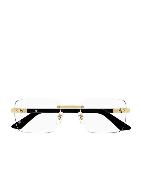 Cartier Eyeglasses In Metallic For Men Lyst