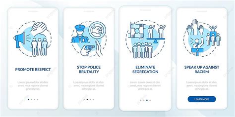 Confronting Racism Onboarding Mobile App Page Screen Racism Online