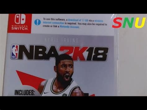 Nba K Nintendo Switch Unboxing Youtube