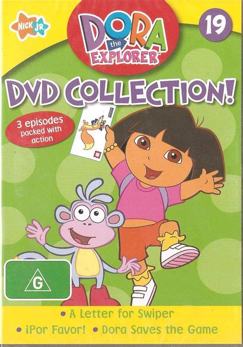 Dora The Explorer A Letter For Swiper Por Favor Dora Saves The Game Disc 19 Vol19