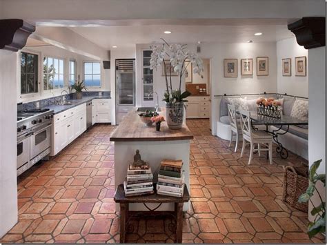 Terracotta Colour Kitchen Floor Tiles