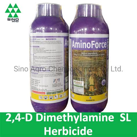 Herbicide Pesticide 2 4 D Dimethylamine 720g L Sl 480g L Sl With