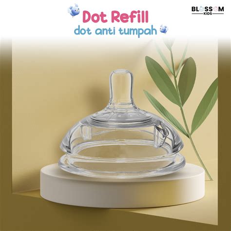 Jual Dot Refill Pengganti Dot Botol Susu Bayi PIKO BELLO 1 PCS BLOSSOM