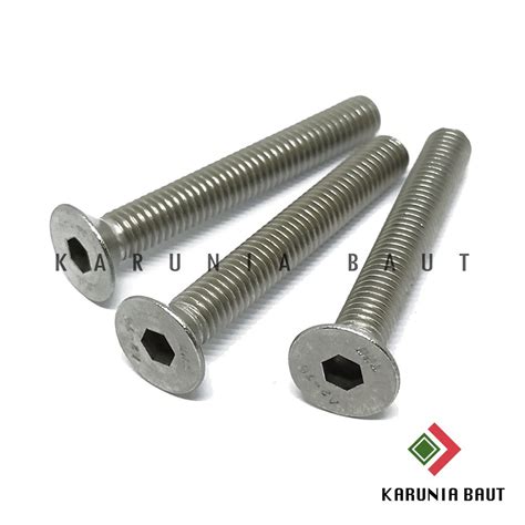 Jual Baut Jfl Verseng M Stainless Steel Diameter Drat Mm Pitch